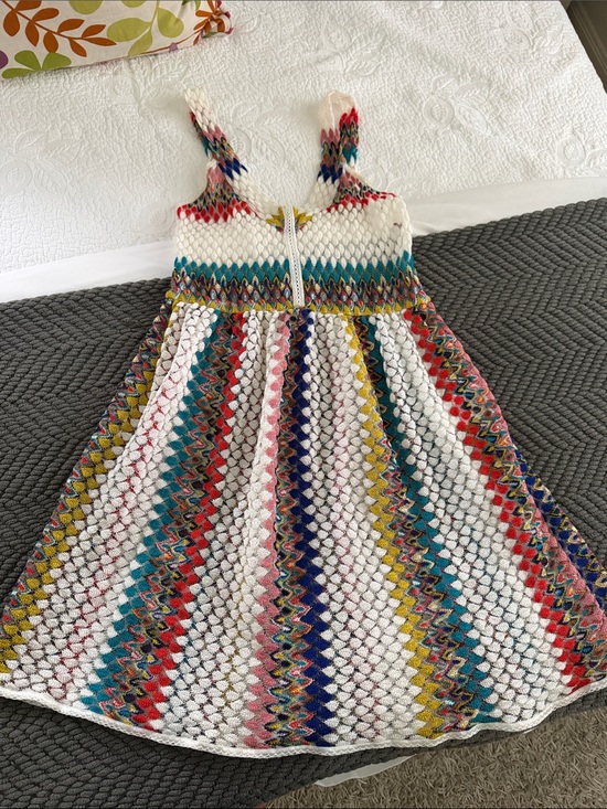 Missoni Other - Missoni Mare Knit Sundress with Multicolor Zigzag Stripes